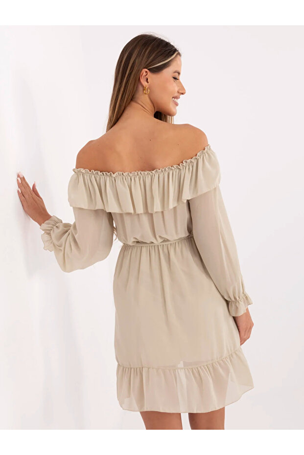 Rochie Dama Bej - 3