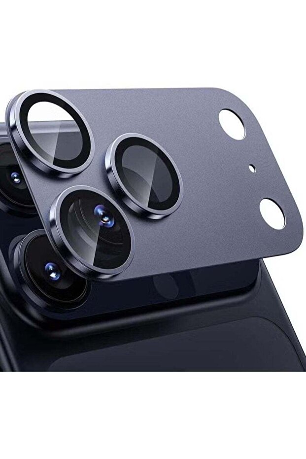 iPhone 17 Pro Max Camera Lens Protector 9H Tempered Glass Full Coverage, Anti-Scratch & Drop Protection with Metal Frame for 6.9-inch Lenses, Ultra Clear Durable Shield