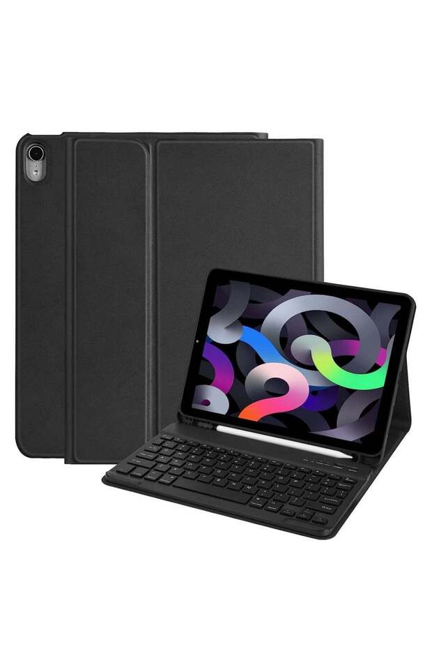 iPad Air 5th Generation 10.9 Keyboard Case 2022, Detachable Wireless Keyboard with Pencil Holder