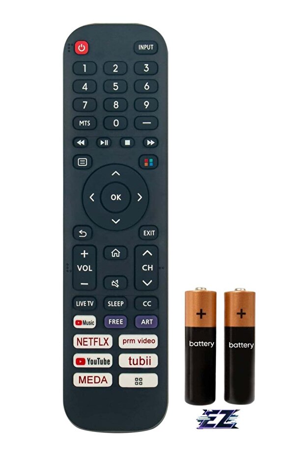 Replacement Remote Control EN2C30H Compatible for Hisense Smart TV H77G Series