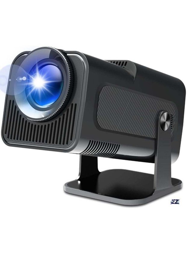 Mini Portable Auto Keystone Projector – 4K FHD 1080P, 10000 Lumens, WiFi 6, BT 5.0, 180° Rotation