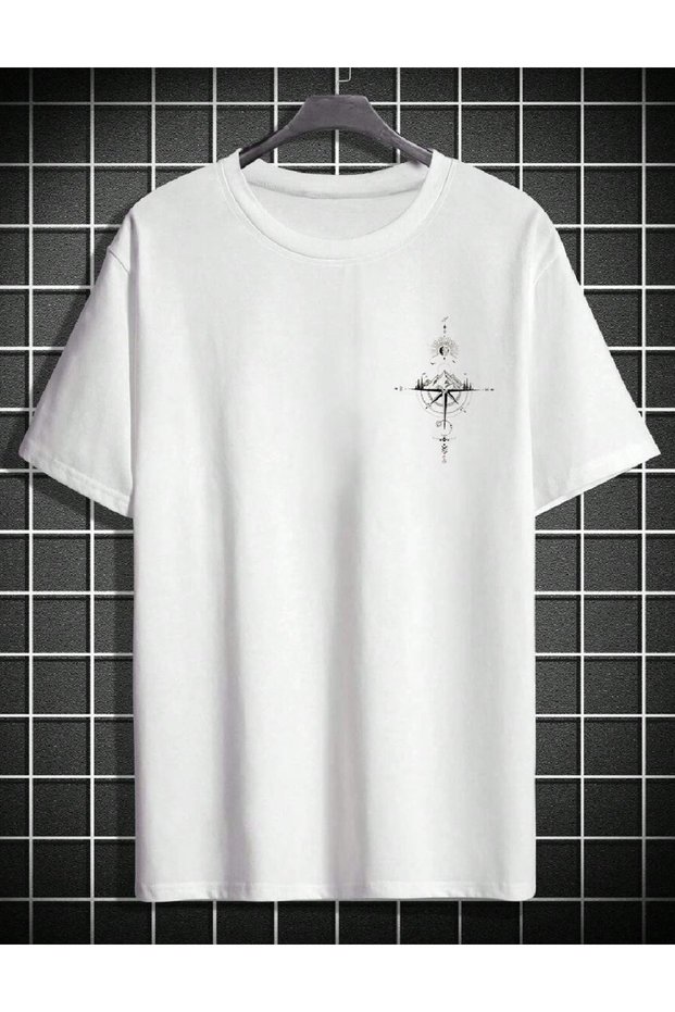 Tricou Oversize, Alb