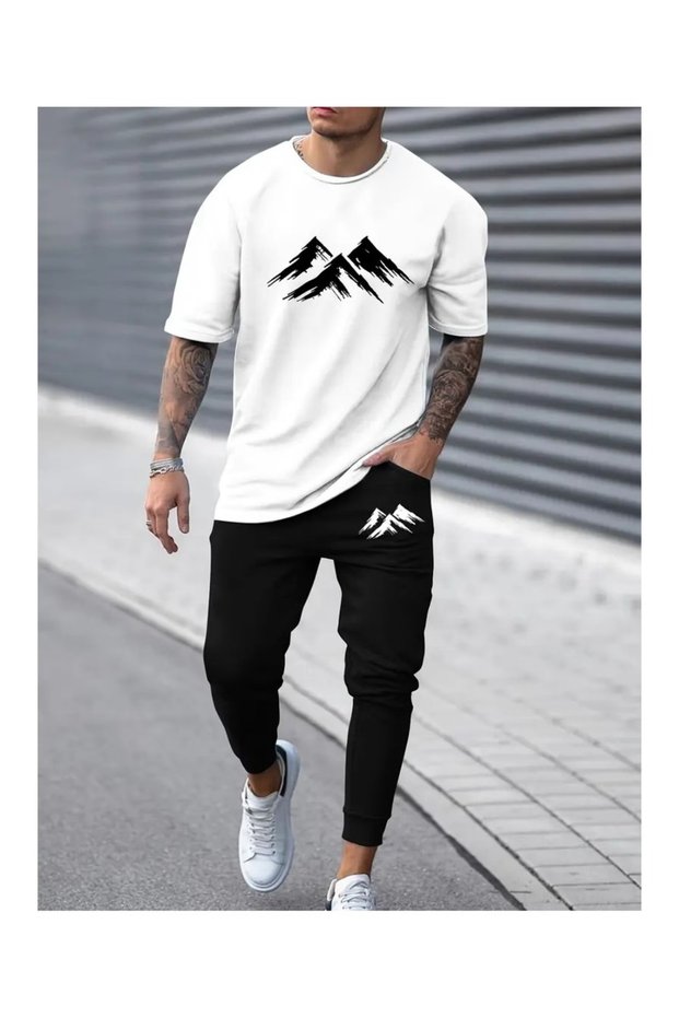 Unisex Oversize Shorts Set Short Sleeve T-Shirt Comfortable Fit Summer Casual Sports