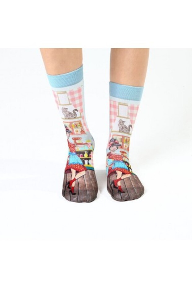 Retro Kitchen Lady Socks - 2