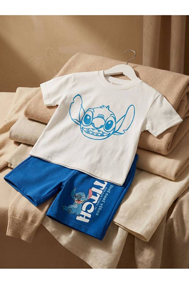 Boys' Cotton T-Shirt Shorts Set - Casual and Comfortable