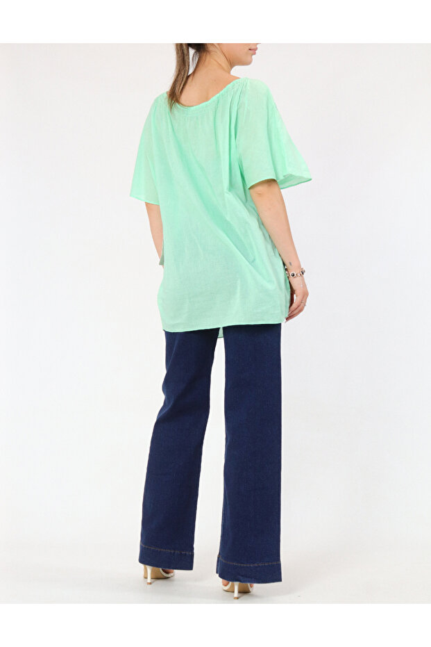 Bluza Oversize, Verde - 2