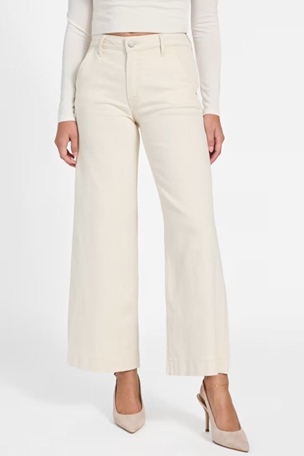 Pantaloni de damă bej - 3