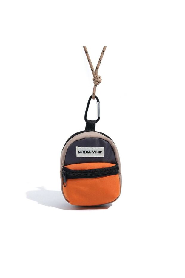 5 Neck Hanging Coin Purse New Polyester Earphone Storage Bag Mini Wallet Anti-theft Contrasting Col.