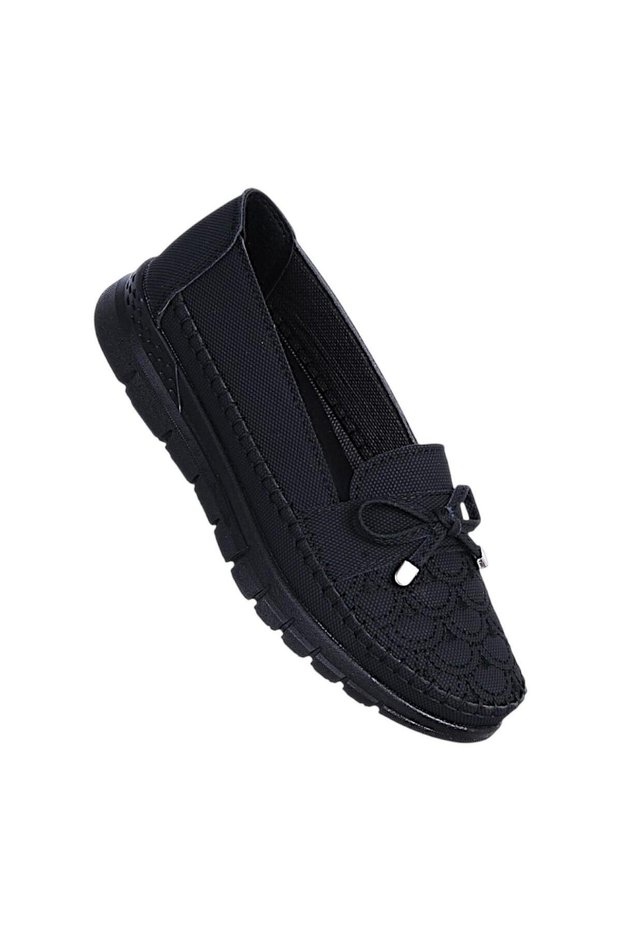 Ayzen A752 Black Women's Daily Ballerina Shoes