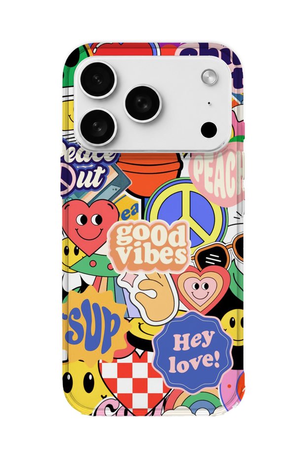 iPhone 17 Pro Max Compatible Printed Transparent Phone Case |   Collection: Chromatica Aura