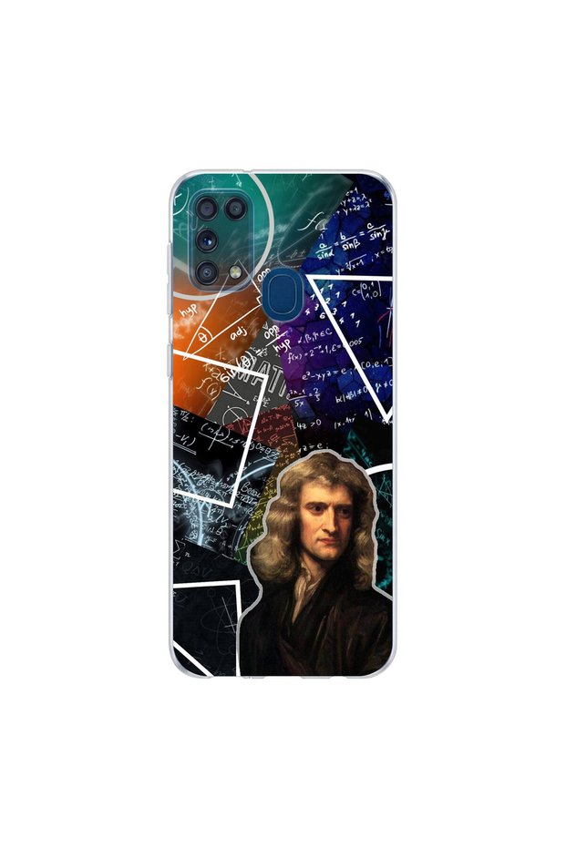 Samsung Galaxy M31 Compatible Scientist 2 Design Transparent Case