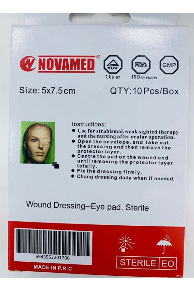 EYE PAD 5*7.5CM #1706