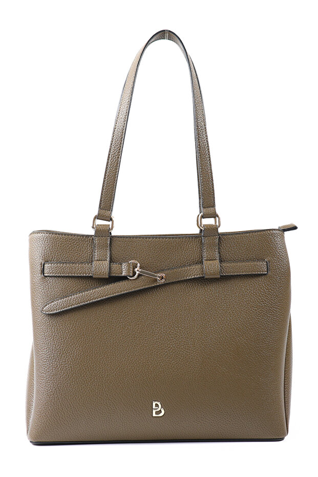 Bottier Khaki Women's Shoulder Bag - Cnt941