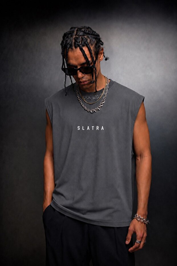 قميص داخلي رجالي بدون أكمام من Fume Basic Zero Sleeve بمقاس كبير - 1