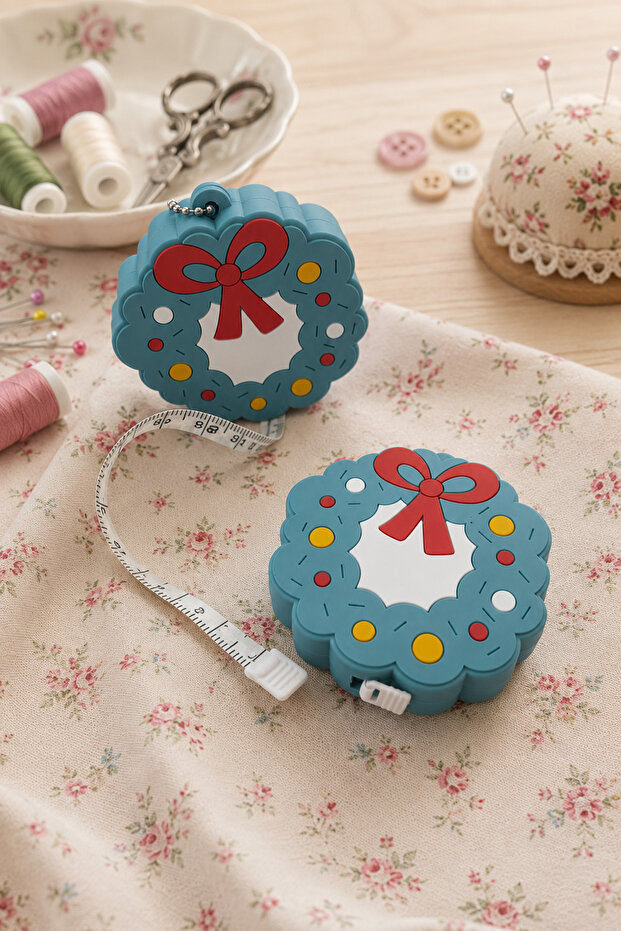 Sewing Tape Measure, Garland-Shaped Automatic Tape Measure Very Stylish! Comfortable Silicone Surface
