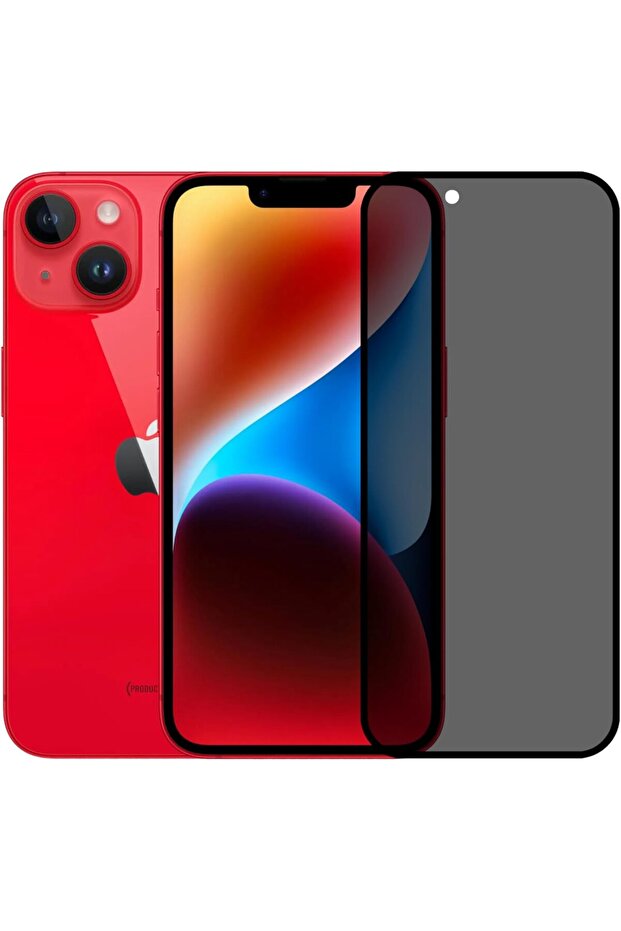 واقي شاشة زجاجي من ماركة MSA Shop Tam Covering Ghost، مضاد لبصمات الأصابع، متوافق مع iPhone 14