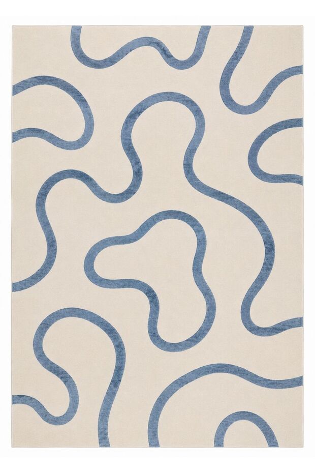 Eta Traditional Patterned Modern Woven Base Decorative Carpet Sdtamor2541