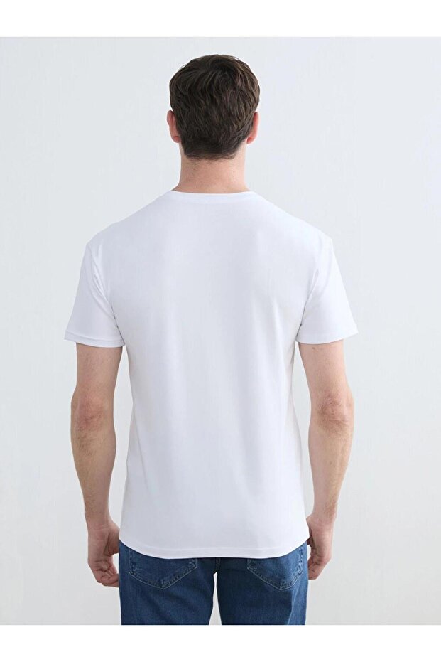 Regular Fit Basic T-Shirt (S6) - 4
