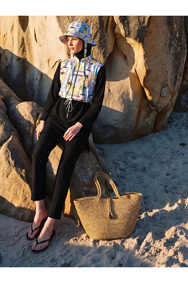 Trendlucky Women's Straw Beach Bag with a Difference