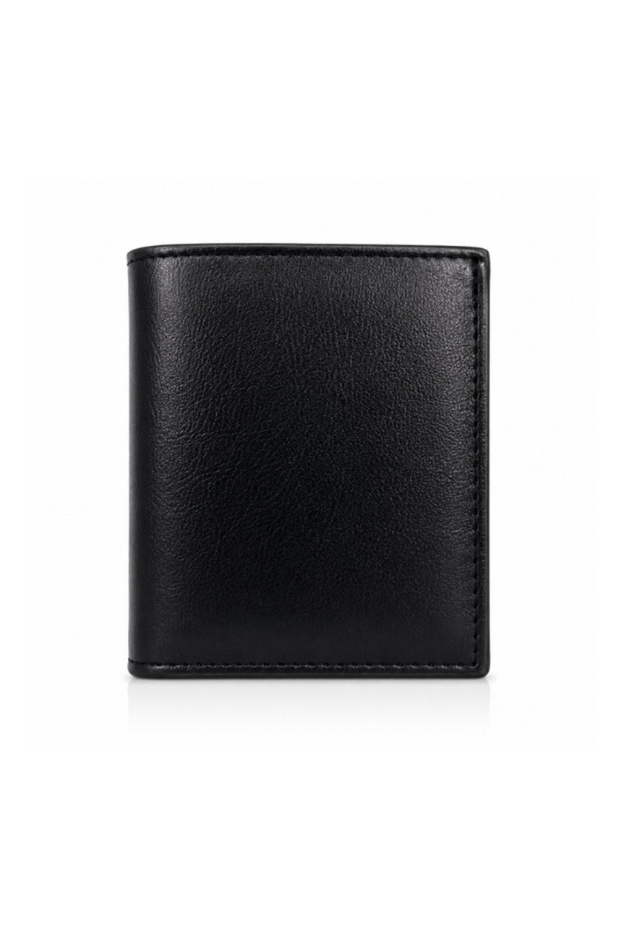 Vertical Classic Faux Leather Men's Wallet
