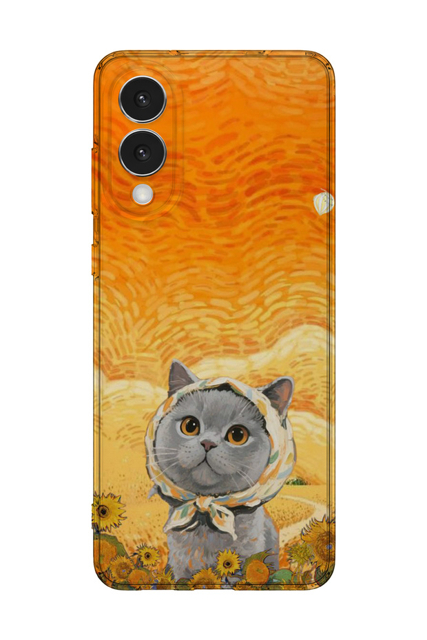 Samsung Galaxy S25 Edge Compatible Printed Transparent Phone Case | Collection: Kawaii Cat