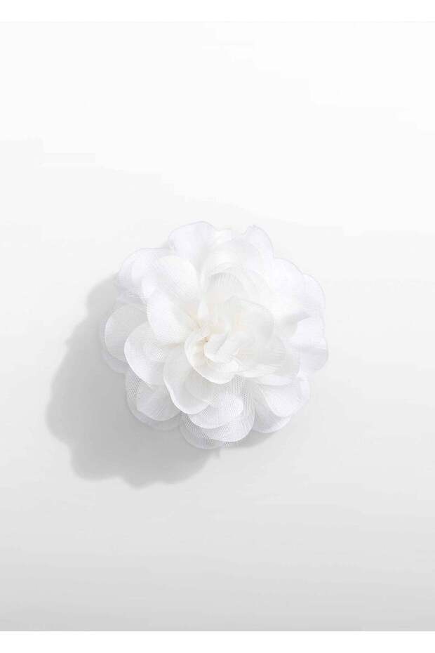 Mayoral Abel Lula Girl's Large Floral Buckle White