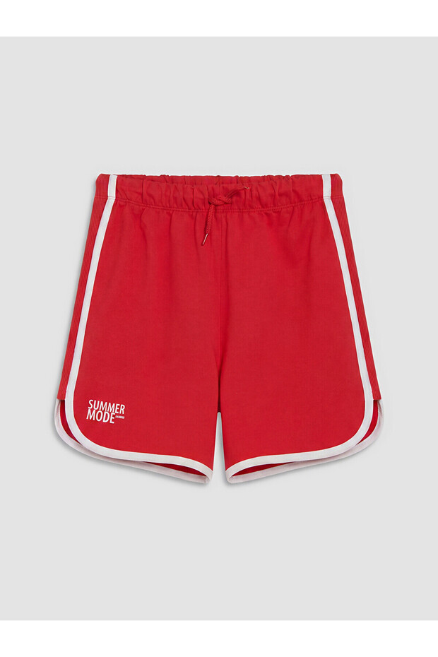 Two Mt Shop Quality Lcw Kids Red Elastic Waist Girls' Shorts
