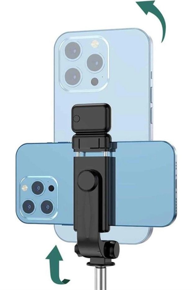 Tripod Selfie Stick with Tooth Control and Wireless Led Light
