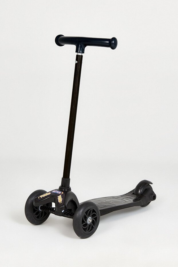 Black Mitur 3-Wheel Height Adjustable Scooter for Children