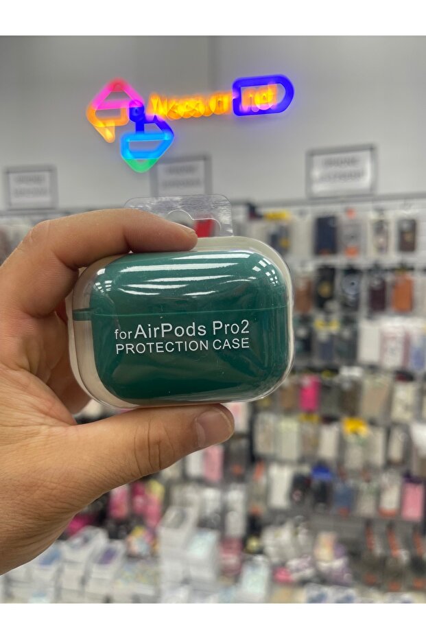 حافظة سيليكون متوافقة مع Airpods Pro2 ذات ملمس من جلد الغزال من الداخل