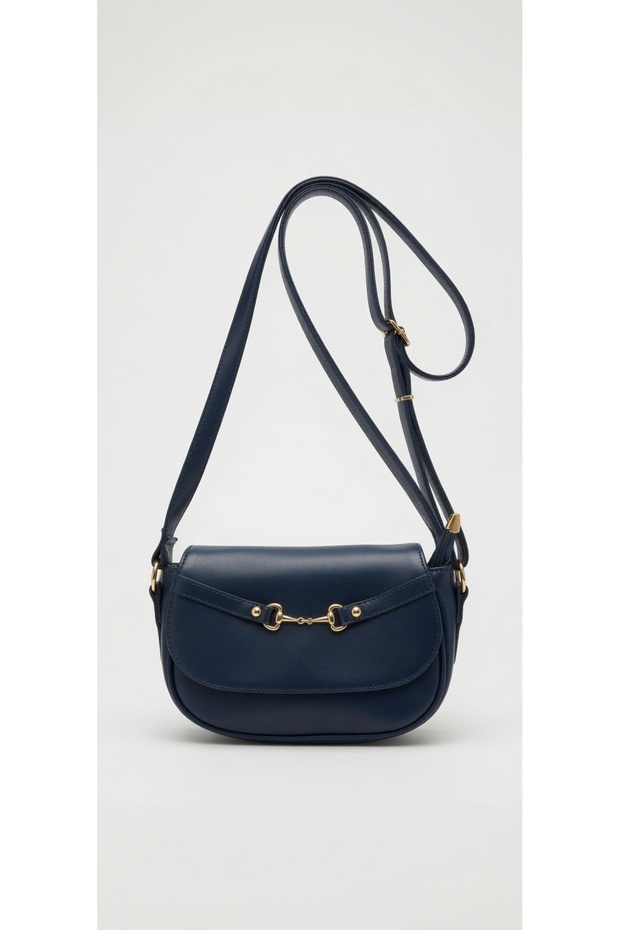 Navy Blue Vintage Model Women's Crossbody Bag
