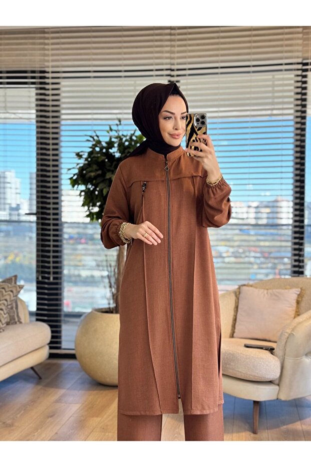 26602 قطعة روبا بارتا فور ميرينج فرم. طقم كتان بني