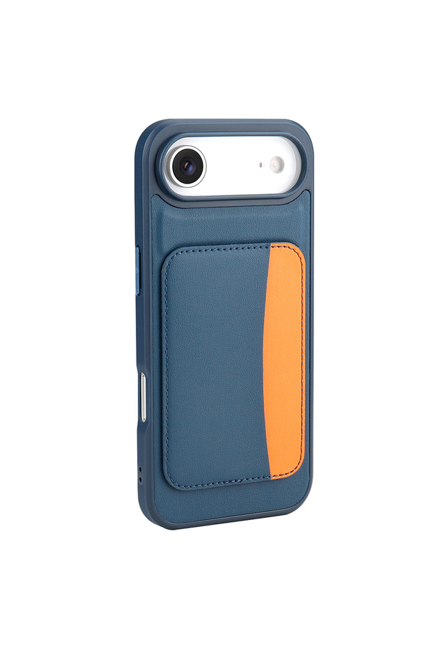 iPhone 17 Air Case with Card Holder and Raised Camera Silicone Shrp