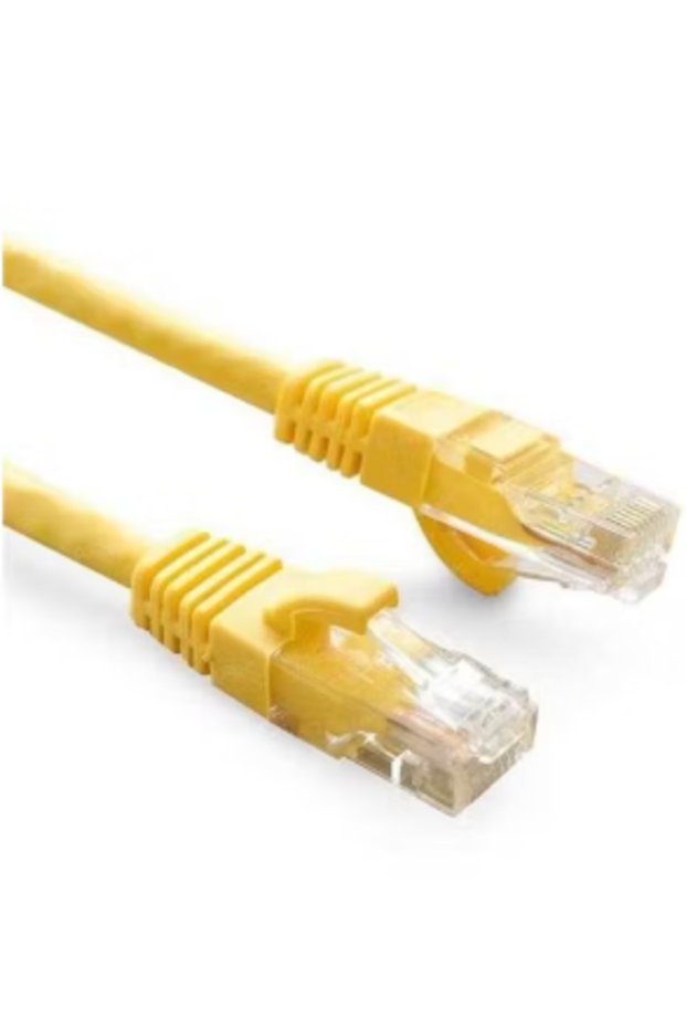 Ods 0.5Meter Cat6 Utp Lszh Pure Copper Yellow Patch Cable (Pack of 5)