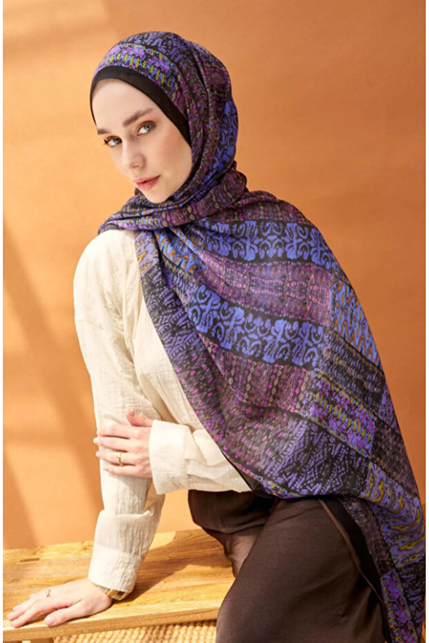 Riva Shawl Tencel Terra Black