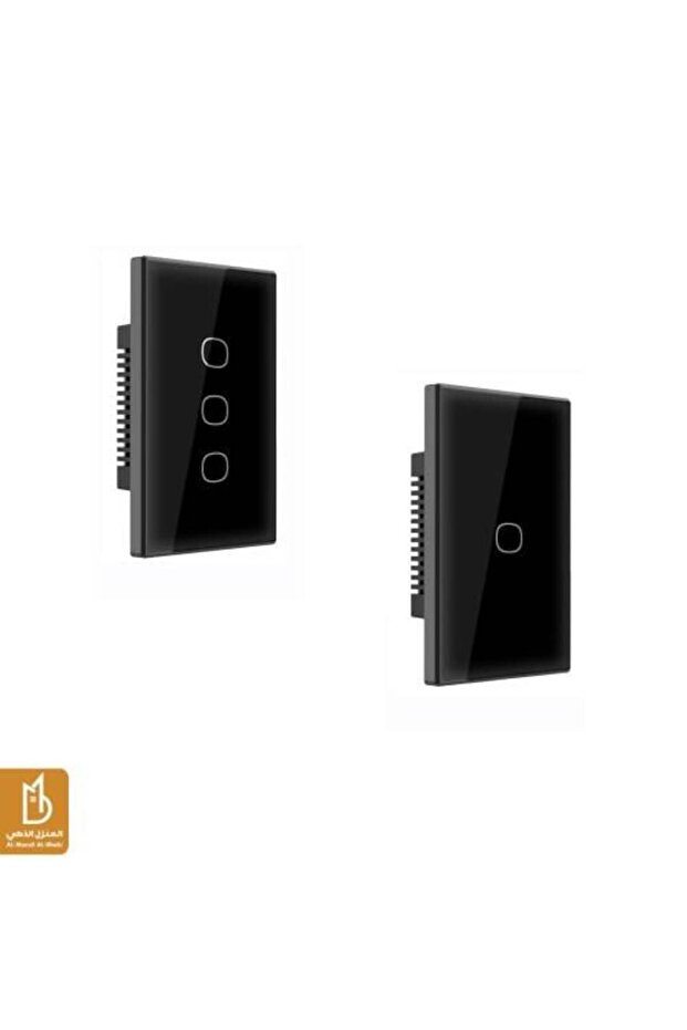 مفتاح حائط ذكي باللمس من TX Gen2 |   T6-1/3C 120 نوع |   أسود