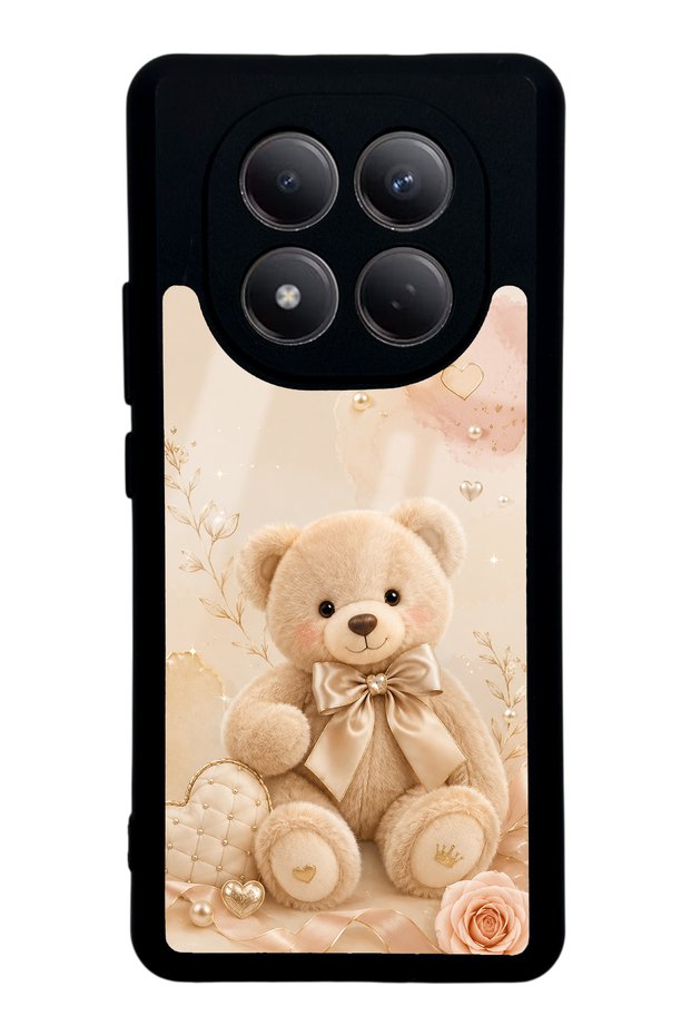 Xiaomi Redmi Note 15 Pearl Teddy Design Glossy Phone Case