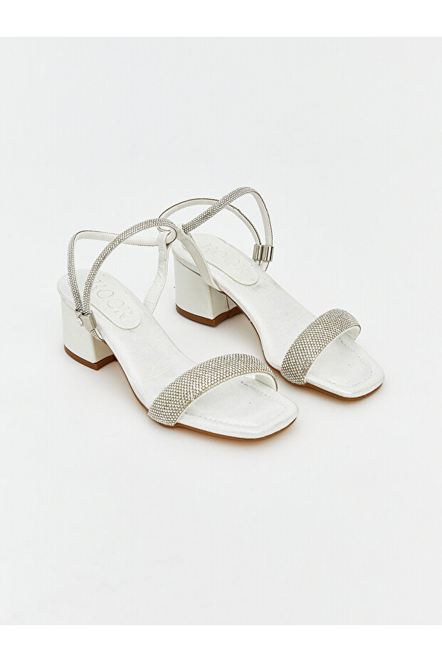 Lcw Steps Gray Stone Girls' Heeled Shoes