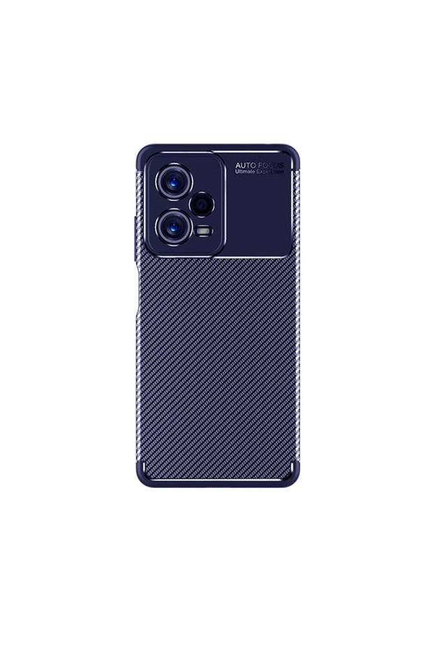 Xiaomi Redmi Note 12 5g Case Carbon Look Silicone with Camera Protection Ultimate Protection Vrdr