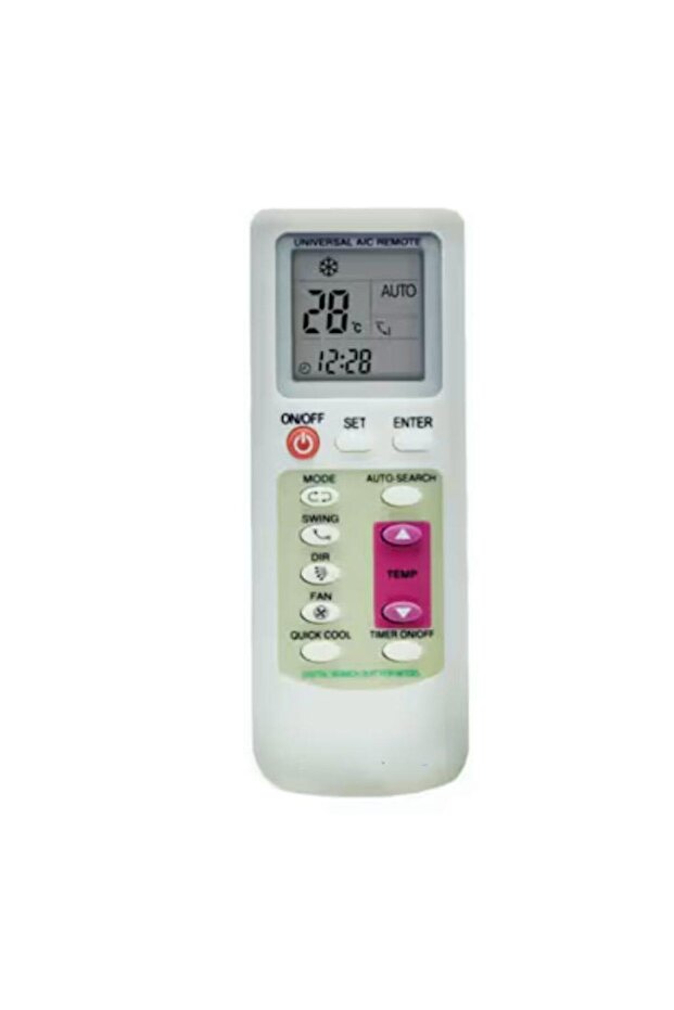 Universal Remote Control For Ac White/Pink