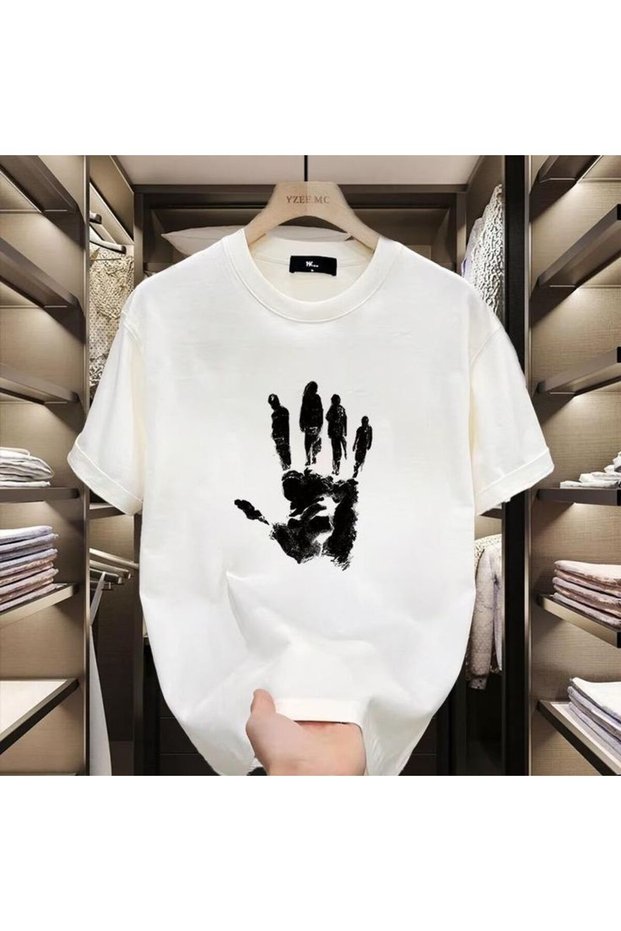 Unisex Colorful Oversize Printed T-Shirt Streetwear Comfortable Fit Daily Premium