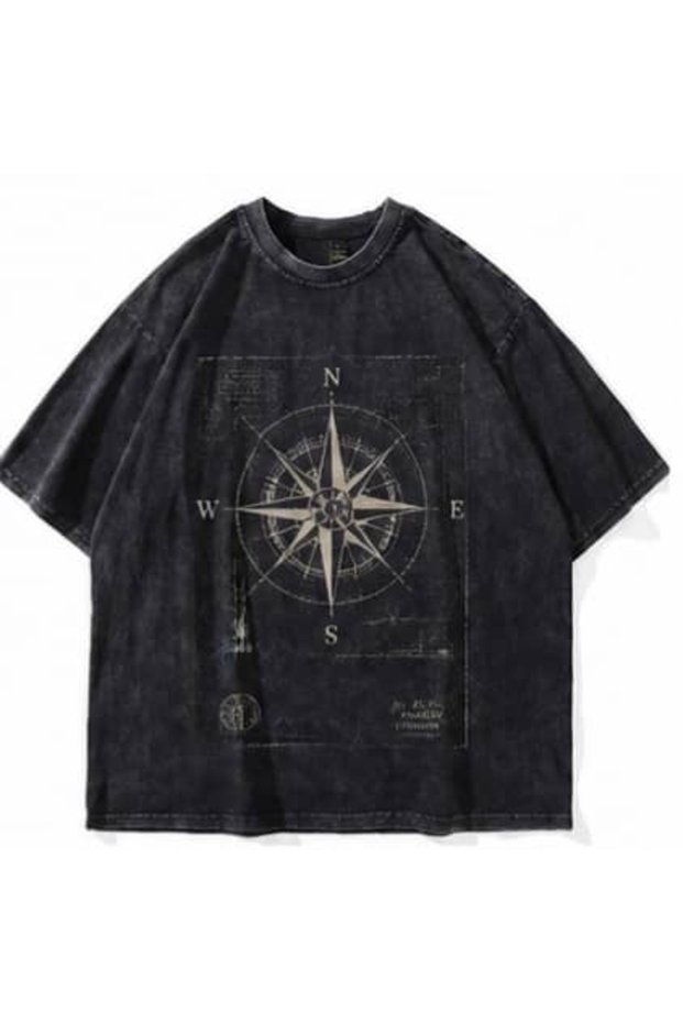 Unisex Colorful Oversize Printed T-Shirt Streetwear Comfortable Fit Daily Premium
