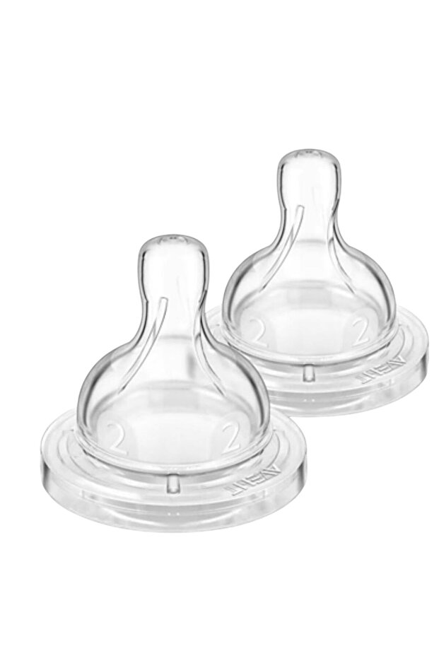 Anti Colic Teat Slow Flow, 2 Holes Normal