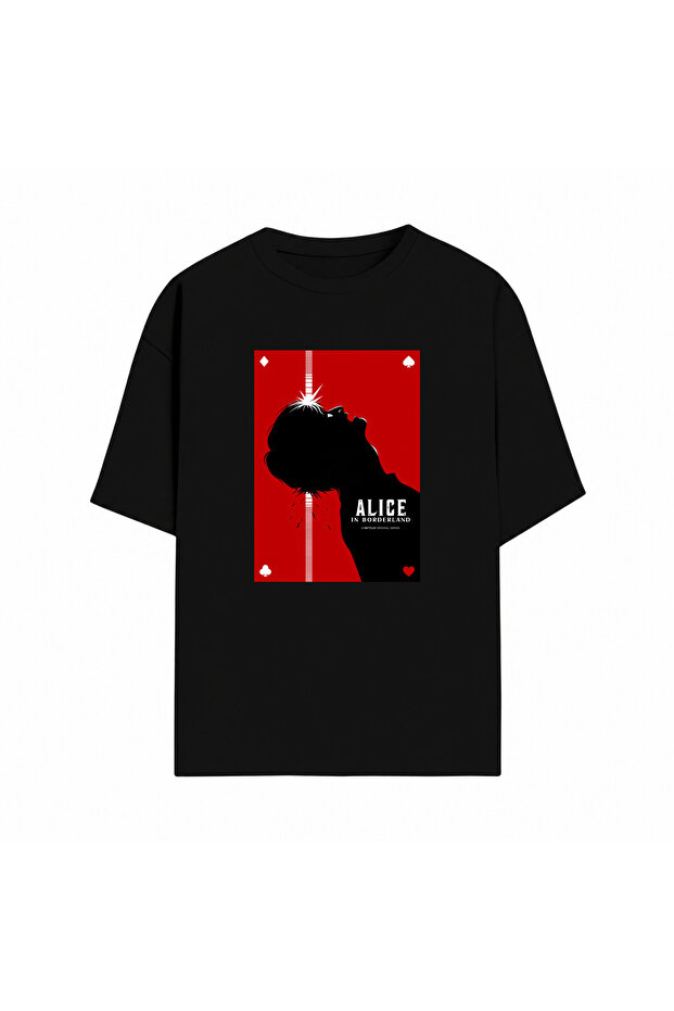 Alice in Borderland Design Printed Premium Unisex Cotton T-Shirt | Specially Designed High-Quality Printed T-Shirt