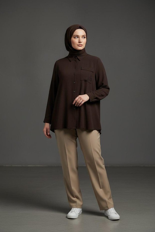Comfortable Fit Shirt with Cotton Pockets