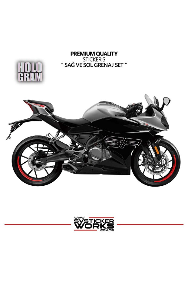 CFMOTO 250SR Grenage ملصق مجموعة اليمين اليسار نموذج ملصق ملصق عالي الجودة