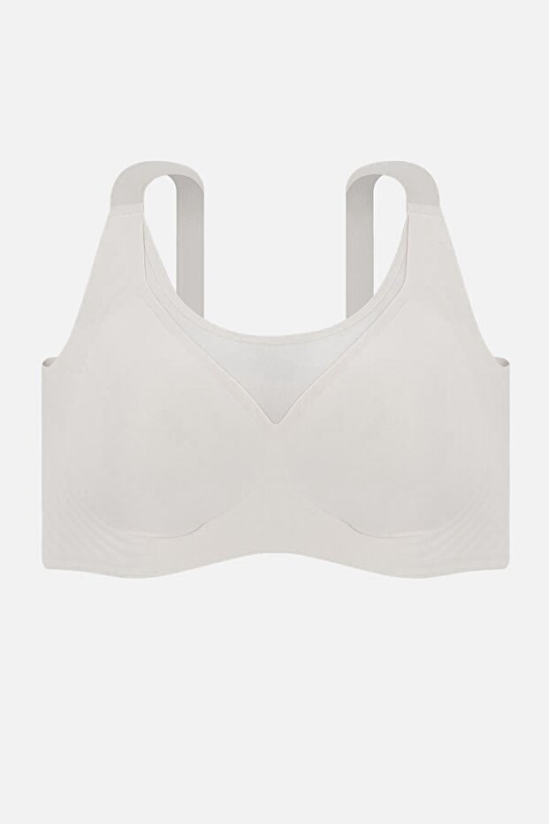 Ghost Seamless Bra Without Support - Gray - 2828