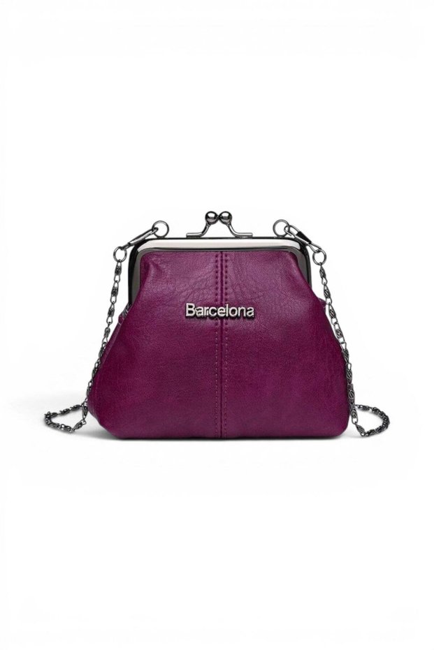 Mini Size Wash Leather Scholarship Women's Pouch 21-K Barcelona 1907-7