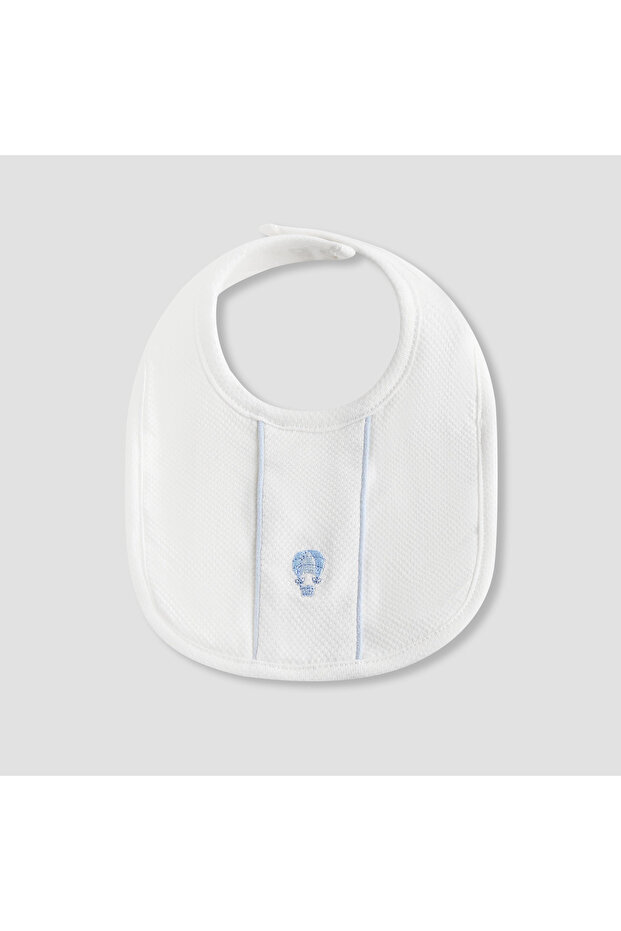 Baby Bib with Snap Button Closure