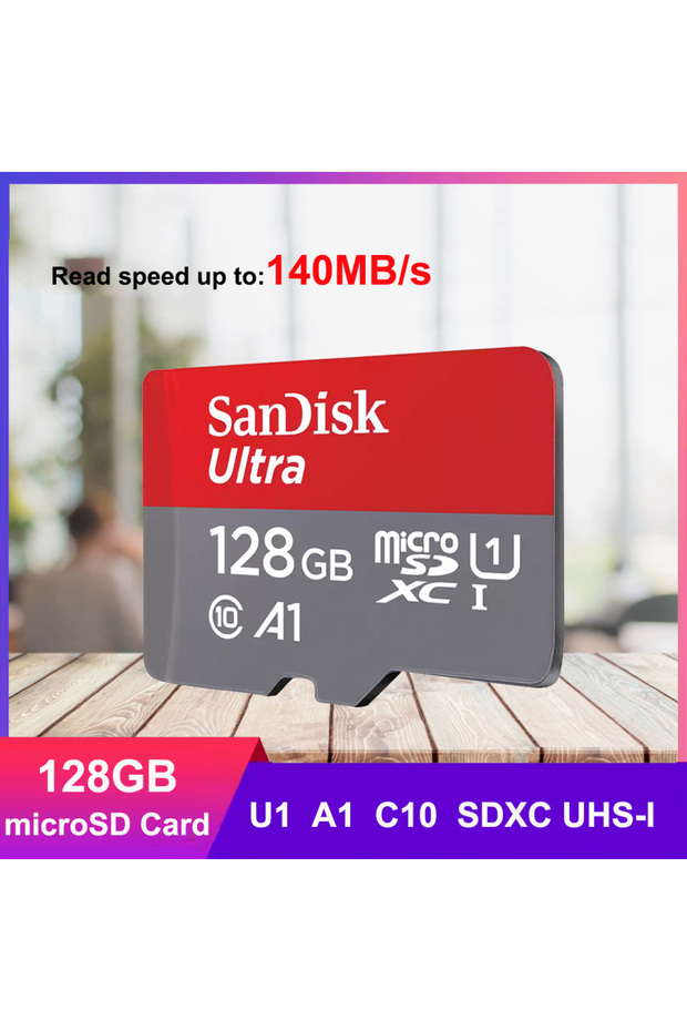 128GB SanDisk Ultra MicroSD Card 32GB MicroSDHC A1 UHS-I Class10 64GB 128GB 256GB 512GB 1TB MicroSDX
